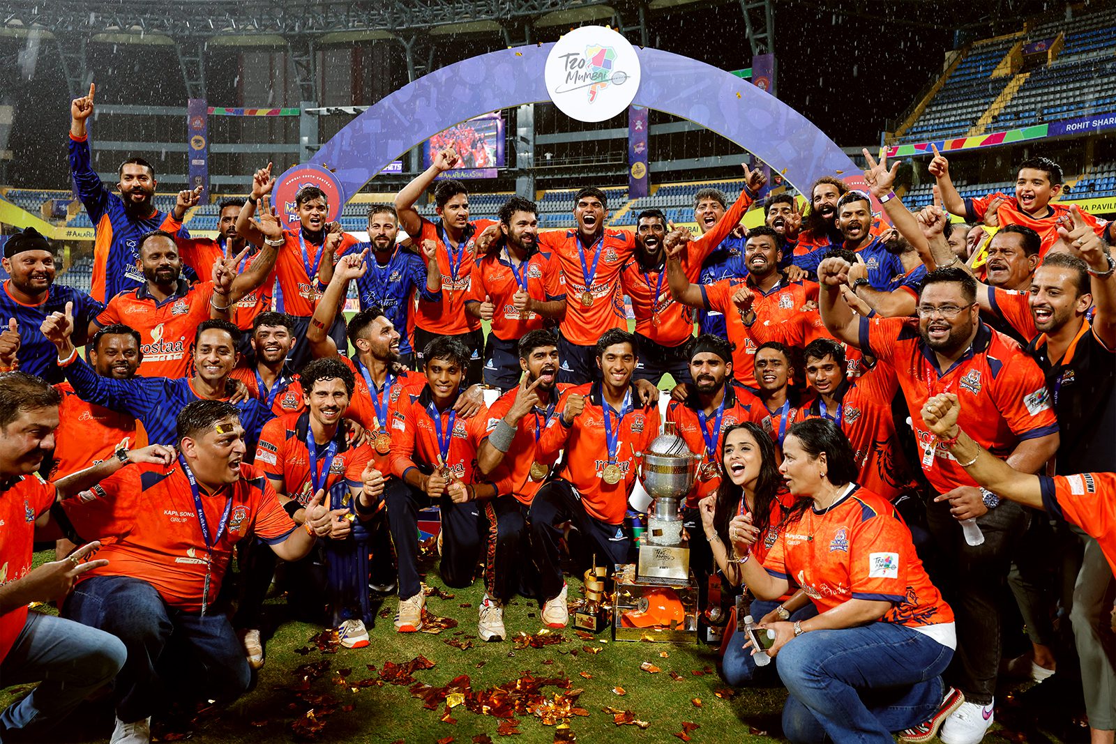 Maratha Royals Clinch Mumbai T20 League Title with Gritty Five-Wicket Win Over SoBo Falcons in a Thrilling Wankhede Finale